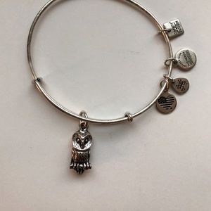 Alex and Ani Owl Charm Bracelet